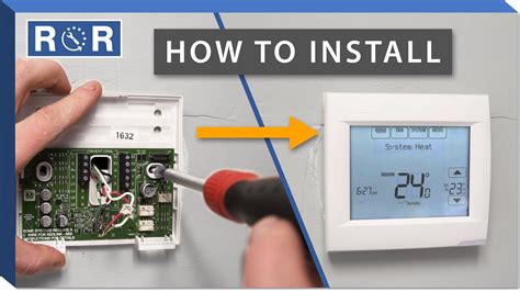 how to install thermostat gas stove